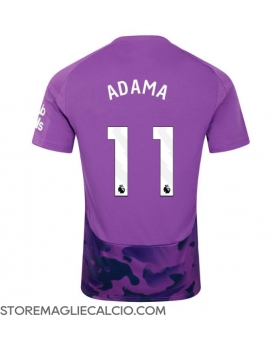 Fulham Adama Traore #11 Maglia Gara Terza Repliche 2024-25 Maniche Corte